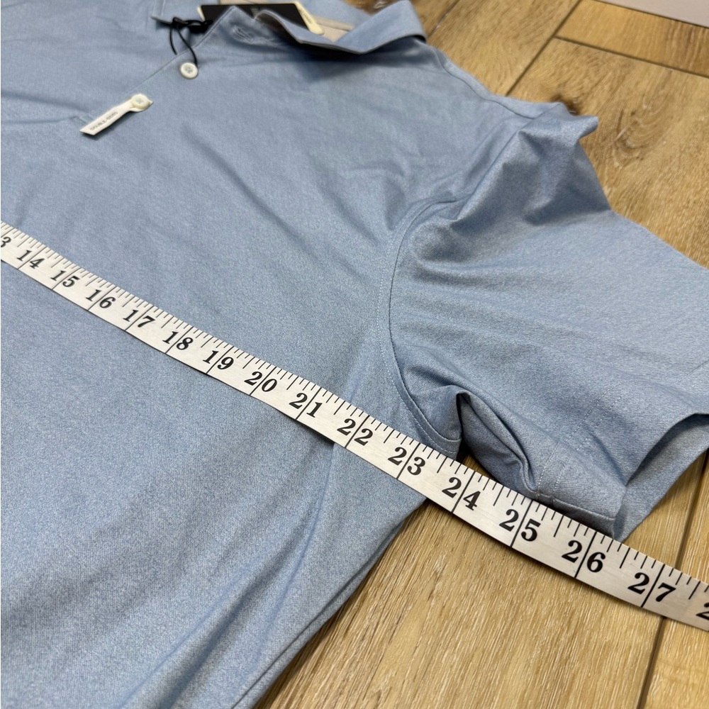 Bugatchi OoohCotton Vincent Polo Shirt Air Blue Color Men's XL - Picture 7 of 9
